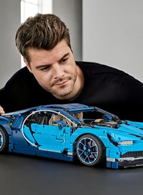 1∶8布加迪威龙拼装legao积木跑车模型益智玩具赛车高难度礼LHAL4