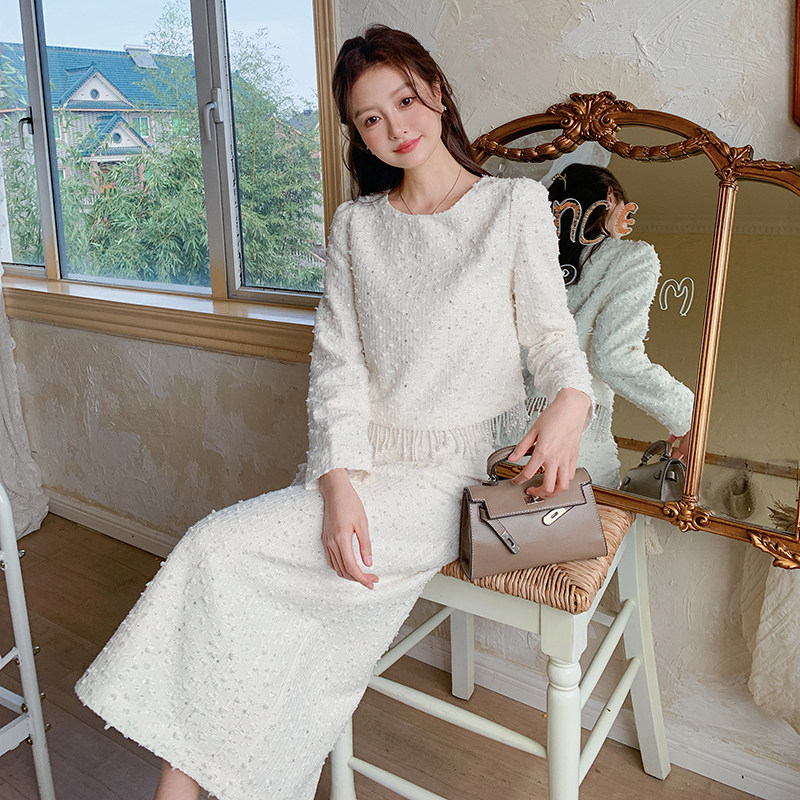 新品新款法式减龄两件套女2025春季新款7725p155K228,女装套装/套裙,2C295
