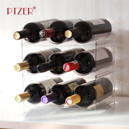 PTZER可拆卸红酒架葡萄酒架摆件