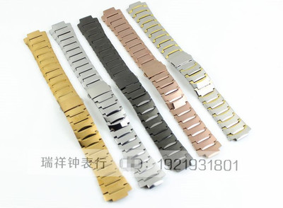 代替件 配MOSD8500凸头方形手表带88187M钨钢表链88287男女钨钢带