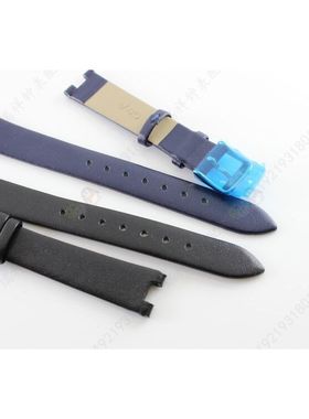 geya格雅牌原装女款76022L黑色手表带蓝色手表带表链76022凹口带