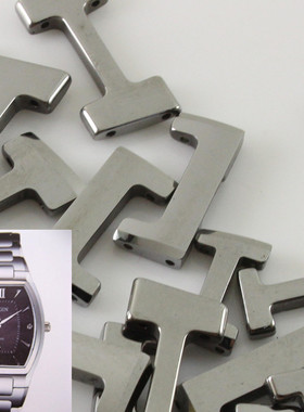 天珺天骏TANGIN老款TW2255G本色男女钨钢手表带2255L头节沃刻836