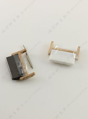 geya格雅陶瓷女款表链节加长表扣2011L黑色表带节白色扣戈雅2011