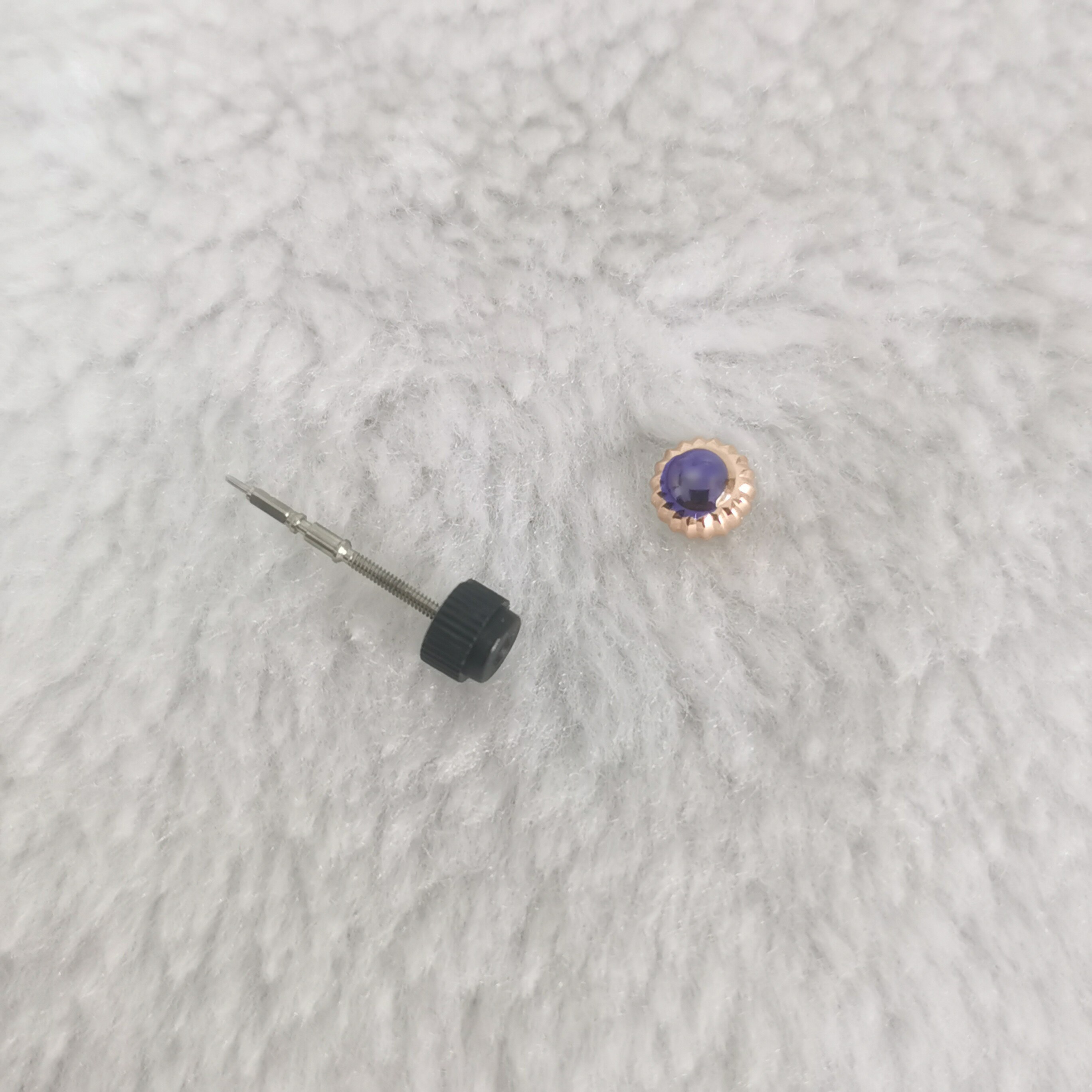 TANGIN天珺手表把头  7052L女表冠7053L  玫瑰金巴蒂柄头原厂配件