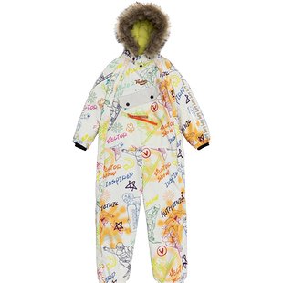 VECTOR玩可拓儿童滑雪服女童男童连体保暖户外中小童滑雪衣裤童装
