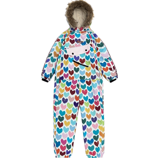 VECTOR玩可拓儿童滑雪服女童男童连体加厚保暖户外单板滑雪衣童装