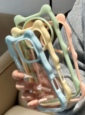 适用于iphone16适用于iphone16 ins风立体猫耳朵手机壳16promax15promate60p50软边硬背vivoX200pro14k70