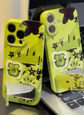 适用iphone16/15/14/13/12/11华为p60小米15手机壳日韩ins可爱涂鸦青苹果心华为pura70手机壳小米15mate60pro