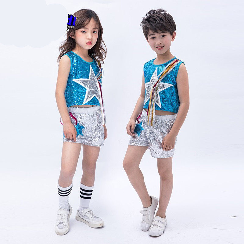 亮片爵士舞幼儿园六一演出服