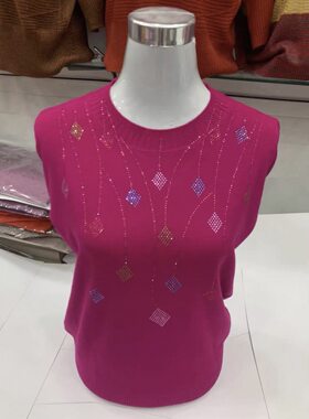 26秋冬中老年女装妈妈装圆领针织衫加大码毛衣40-50岁软糯打底衫