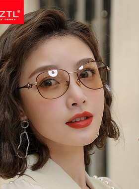 高级感偏光变色太阳眼镜女