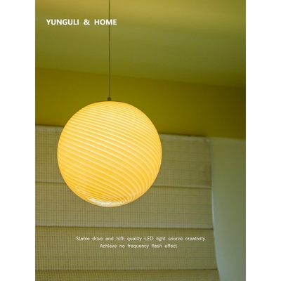 Murano北欧泡泡气球吊灯餐厅灯中古风圆球糖果玻璃儿童房卧室主灯