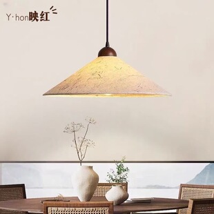 中古宋代美学餐厅吊灯复古摇臂宣纸日式 可移位灯具 宋氏禅意宋式