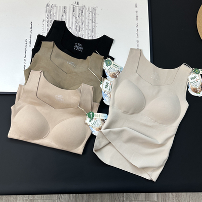 发热德绒自带胸垫内搭保暖背心