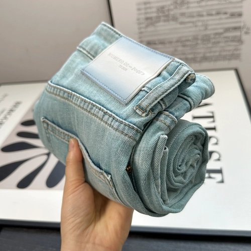 Мягкие изумрудные зеленые джинсы, штаны, по фигуре, свободный прямой крой