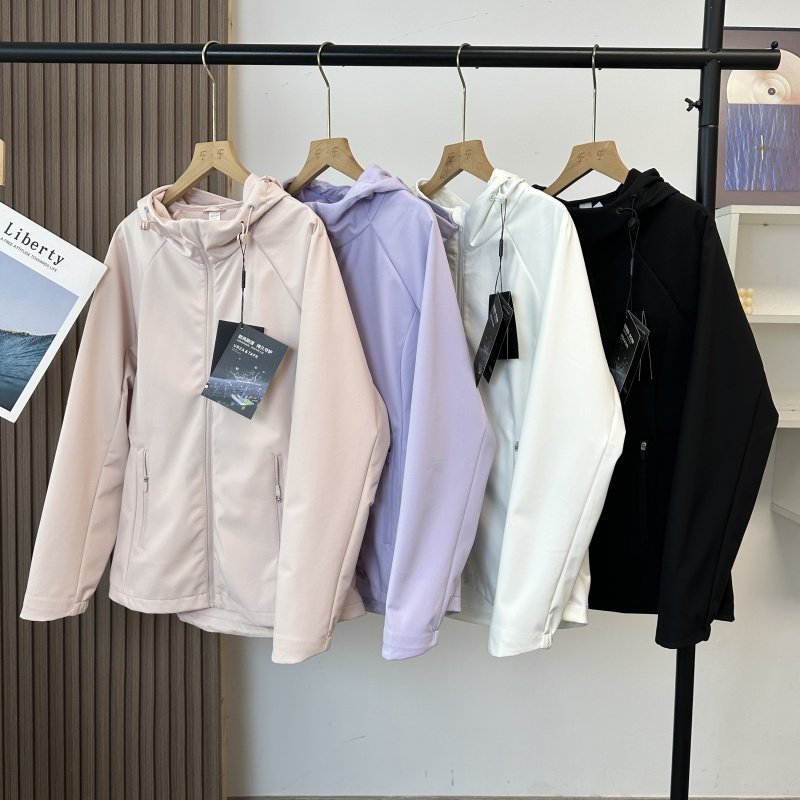 「薄绒版小蛮腰」防风防水户外加绒软壳衣外套女连帽冲锋衣登山服,女装/女士精品,短外套,淘宝优惠券,粉丝福利购,淘宝优惠卷