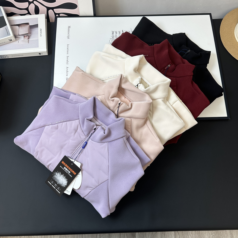 户外恒温蓄热90白鸭绒显瘦运动型拼接立裁小蛮腰羽绒服保暖外套女