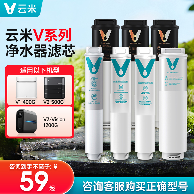 云米ro反渗透净水器超能滤芯600g