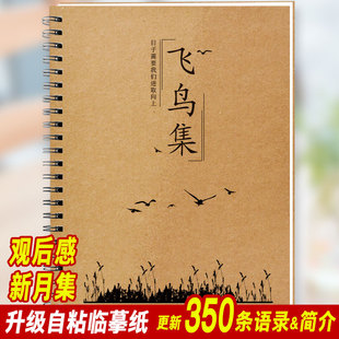 抖音同款 飞鸟集语录泰戈尔诗集文案周边钢笔奶酪体楷书行书练字帖