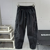 高街痞帅宽松速干长裤 潮流百搭多口袋工装 直筒休闲裤 男春夏薄款 裤