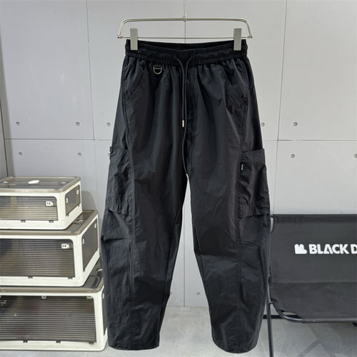 多口袋工装裤男春夏薄款速干裤