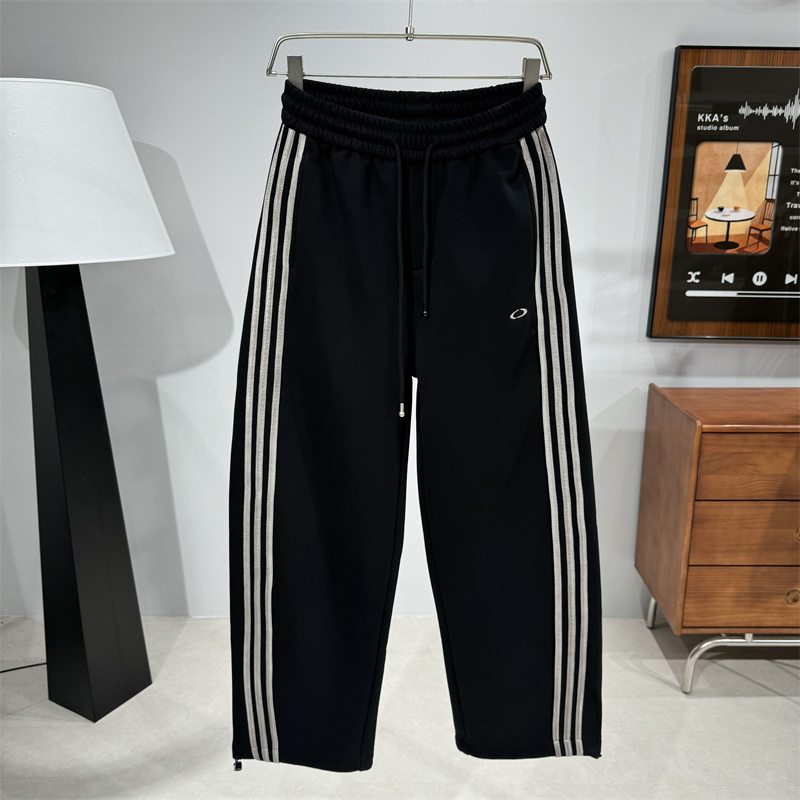 冬季潮牌加绒休闲裤宽松百搭