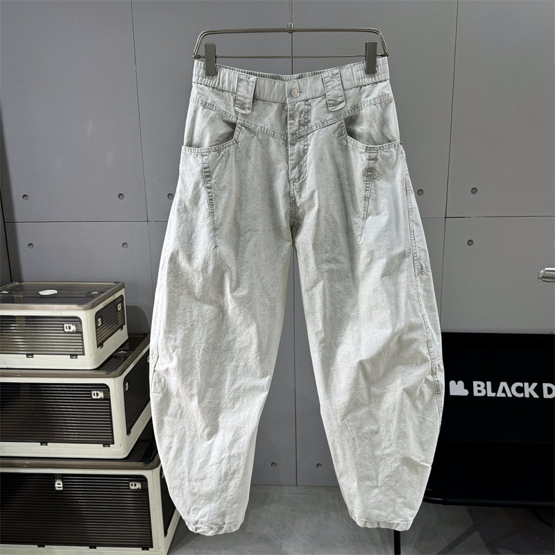 美式户外机能工装裤男春秋潮牌宽松弯刀裤时尚帅气直筒阔腿休闲裤,男装,休闲裤,淘宝优惠券,粉丝福利购,淘宝优惠卷