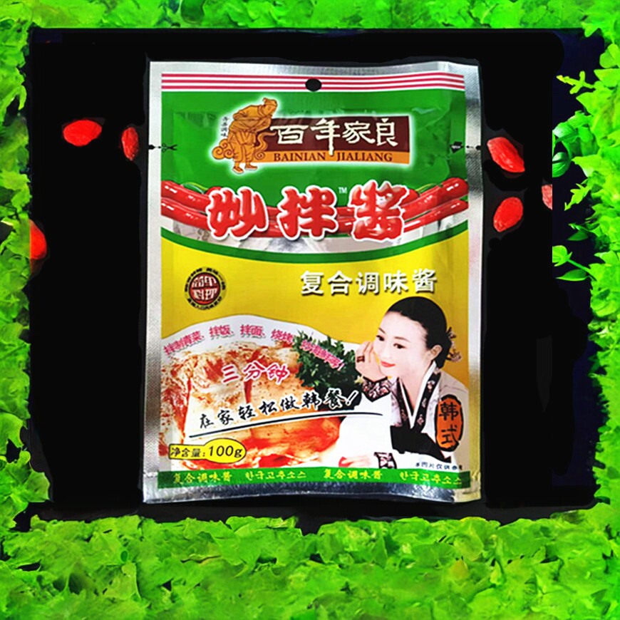 百年家良妙拌酱料韩式辣椒酱韩国石锅拌饭炒年糕部队火锅腌泡菜