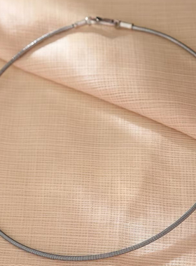 简约银色金属挂脖防掉落眼镜链