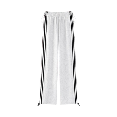 西瓜妈妈孕妇抽绳阔腿裤