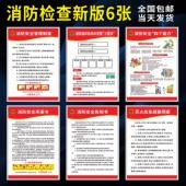 消防四个能力三提示安全管理承诺书告知书消防检查牌消防应急预案