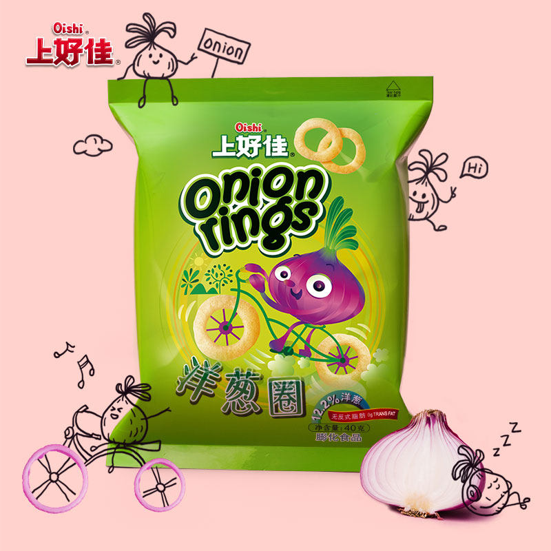 上好佳洋葱圈鲜虾片爆米花