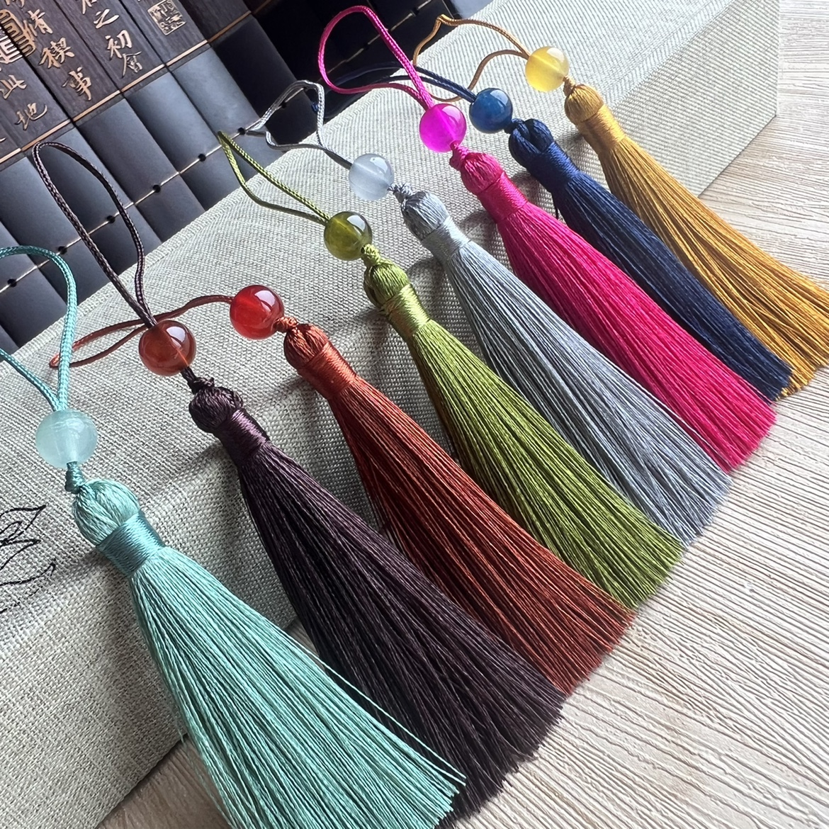 涤纶线流苏书签吊穗流苏