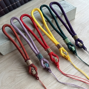 DIY中国结配件 汽车挂件挂绳 玉饰古玩把件手把绳 加粗挂件吊头绳