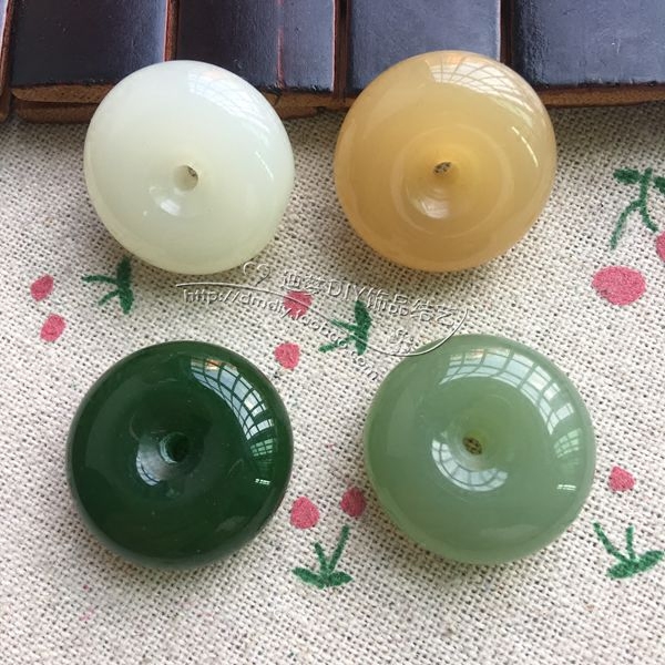 平安扣项链挂坠琉璃饰品配件