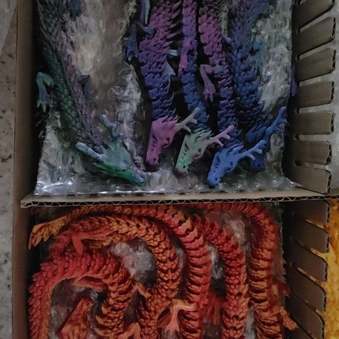 【2026】3d打印中国龙好看装饰摆件手办儿童玩具