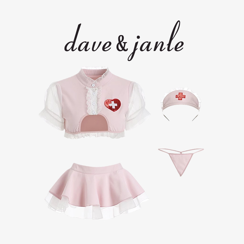 英国 Dave&Janle 猫咪纯欲调整型连体性感显大cos扮演睡裙礼盒装