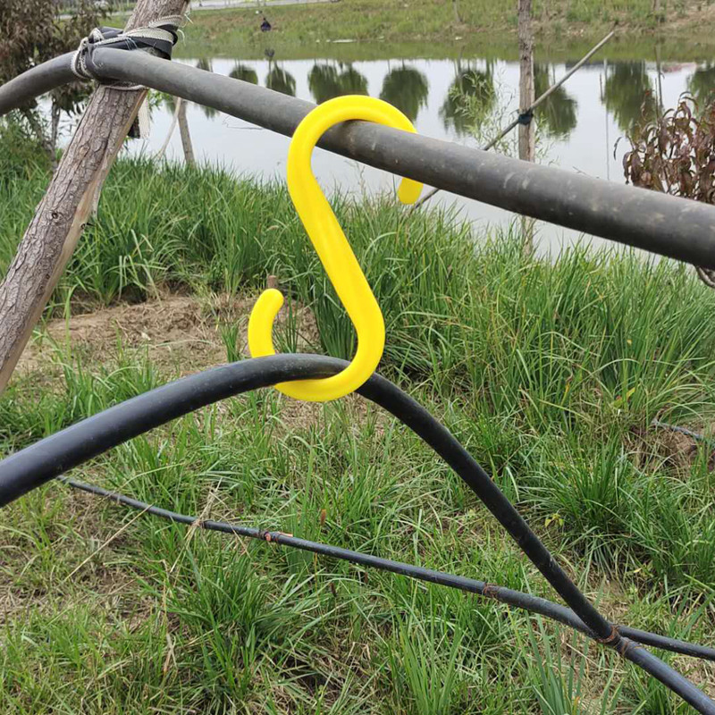 工地S钩工地塑料警示弯钩