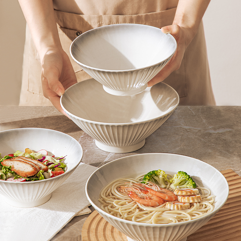 家用2024新款高级感斗笠拉面碗