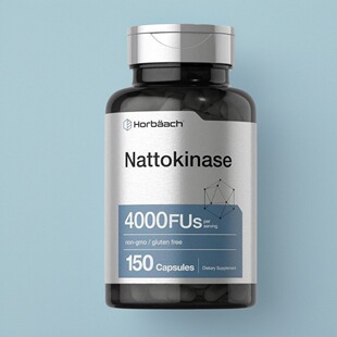 美国成人纳豆激酶胶囊Nattokinase 4000FU心脑健康150粒Horbaach