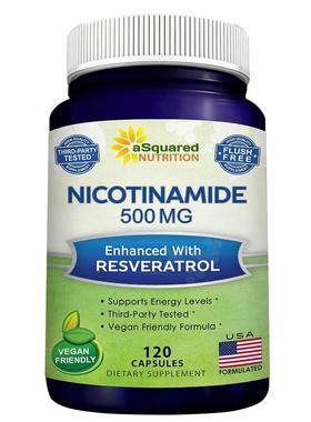 美国维生素B3胶囊Nicotinamide白藜芦醇DAD皮肤关节Resveratrol