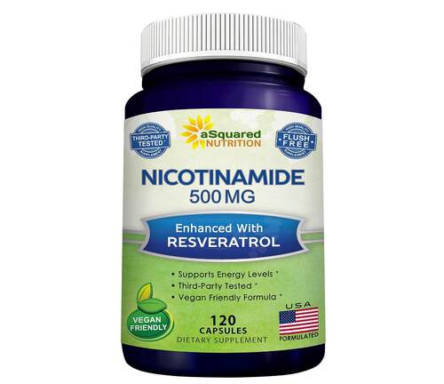 美国维生素B3胶囊Nicotinamide白藜芦醇DAD皮肤关节Resveratrol
