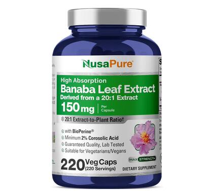 香蕉叶胶囊BanabaLeaf胰岛素