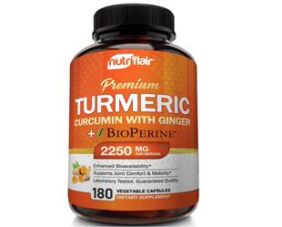 美国直邮NutriFlair Turmeric Curcumin 姜黄和姜黄素含黑胡椒180