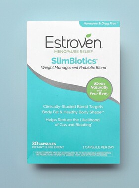 Estroven SlimBiotics女性体重管理绝经期B族维生素益生菌30粒