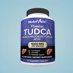 特价美Nutrivein TUDCA Liver Detox胆汁盐胆酸胶囊肝酶1000mg60