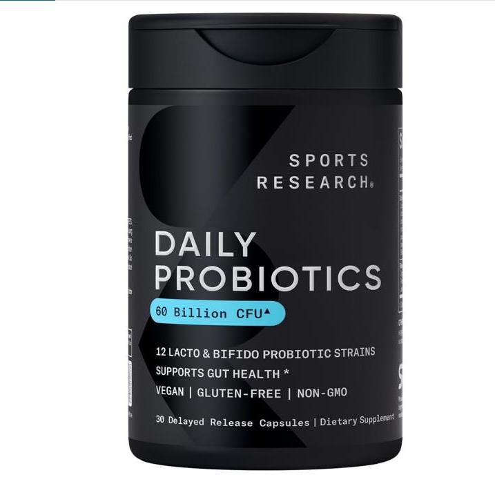 Sports Research Daily Probiotics Prebiotics肠道益生菌30粒