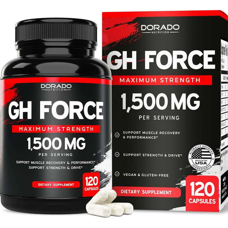 美国HGH  FORCE适用于男女的HGH 补充剂男性锻炼后肌肉健康恢复