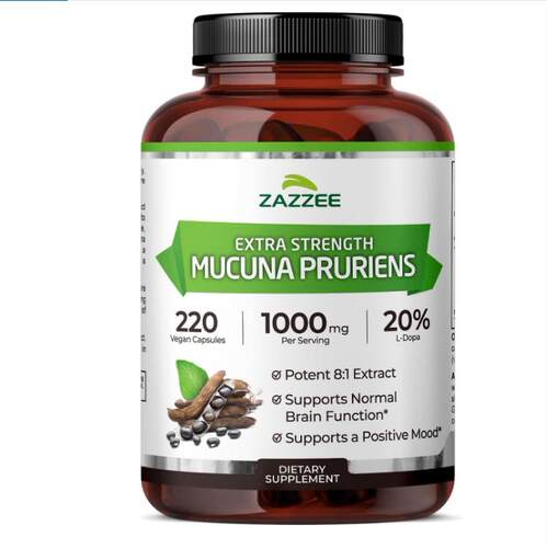 Zazzee Mucuna Pruriens Minimum 成人保健220粒