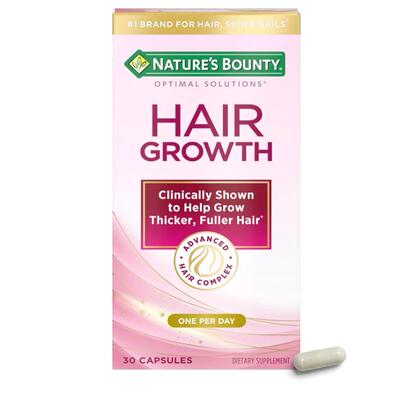 Nature's Bounty  Hair Growth Biotin生物素硅元素精氨酸30粒